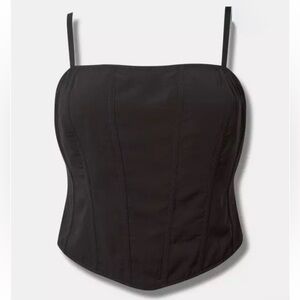 Torrid Challis Corset Crop Top